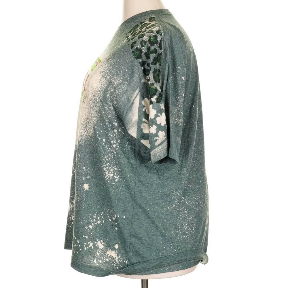 Y2K Closet Staple Vintage-Wash Grunge Lucky print  Graphic XXXL - Picture 3 of 3